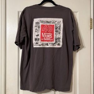 VANS 2006 XL GREY TSHIRT